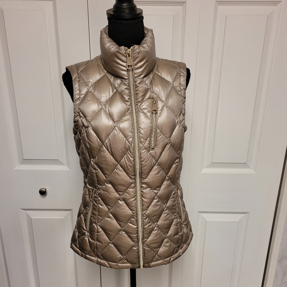 Calvin Klein Gold Puffer Vest